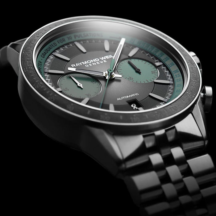 Raymond Weil Freelancer Pop Bi-Compax Chronograph Limited Edition 7780-TI-20425 - Juwelier Steiner