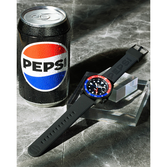 Seiko 5 Sports SKX Series GMT PEPSI® Limited Edition SSK047K1