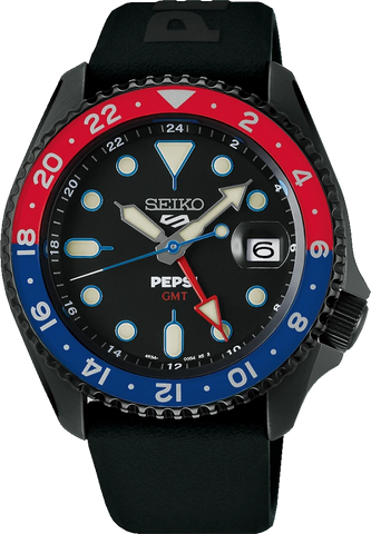 Seiko 5 Sports SKX Series GMT PEPSI® Limited Edition SSK047K1