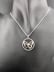 STEINER Basics - Steiner Jewelry Butterfly Necklace Silver