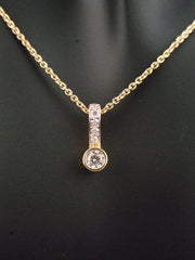 STEINER EXCLUSIVE - Steiner Fine Jewelry Anchor Chain with Pendant Gold