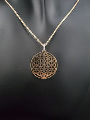 STEINER EXCLUSIVE - Steiner Fine Jewelry Anchor Chain Flower of Life Gold
