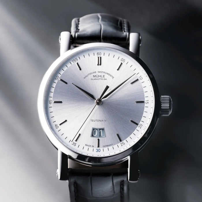 Mühle Glashütte Teutonia IV Großdatum Edition 1994 M1-44-72-1994-LB