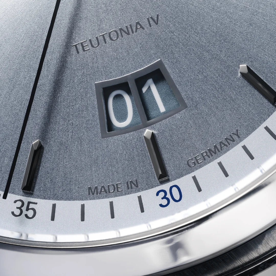 Mühle Glashütte Teutonia IV Großdatum Edition 1994 M1-44-72-1994-LB-V