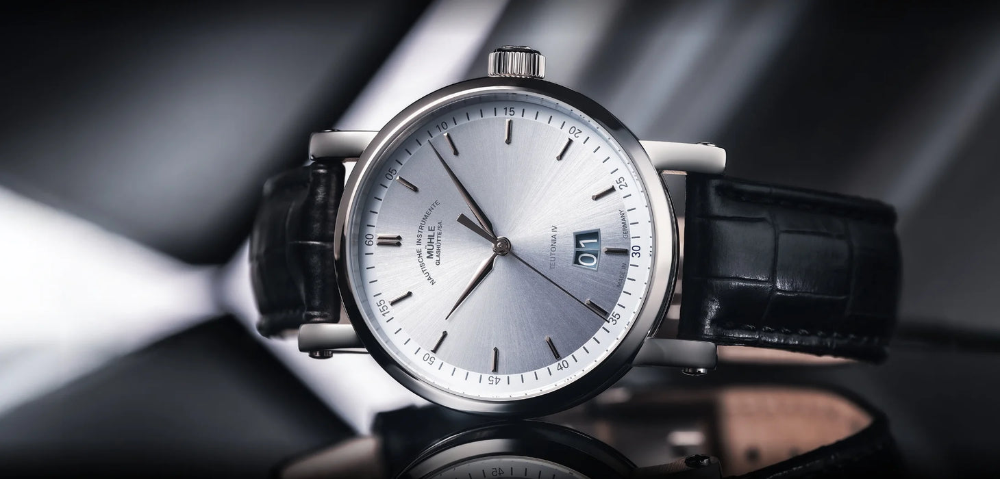 Mühle Glashütte Teutonia IV Großdatum Edition 1994 M1-44-72-1994-LB