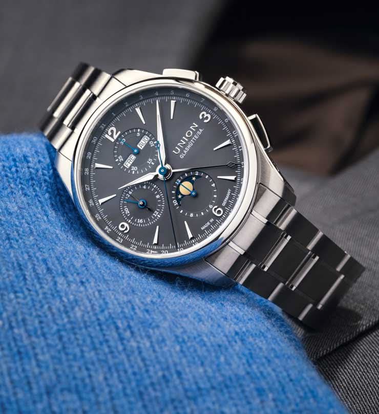 Union Glashütte Belisar Chronograph Mondphase D014.425.11.087.00 - Juwelier Steiner