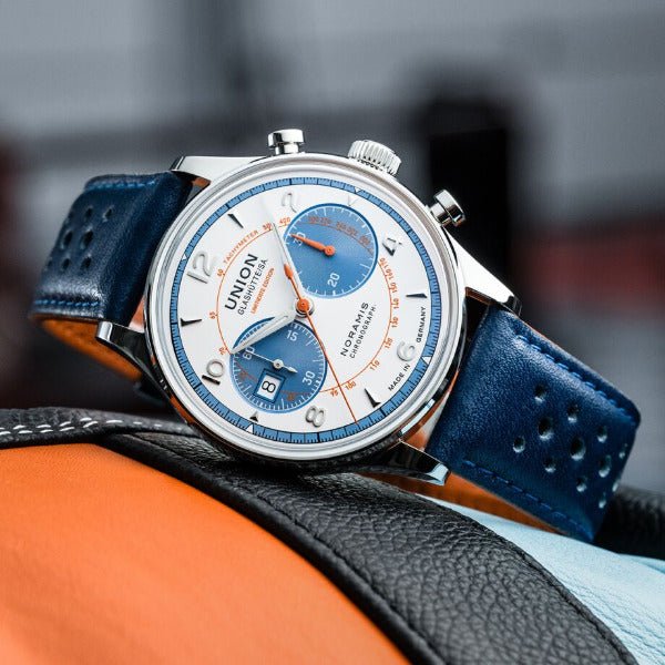 Union Glashütte Noramis Chronograph Limitierte Edition Sachsen Classic 2024 D012.427.16.017.09 - Juwelier Steiner