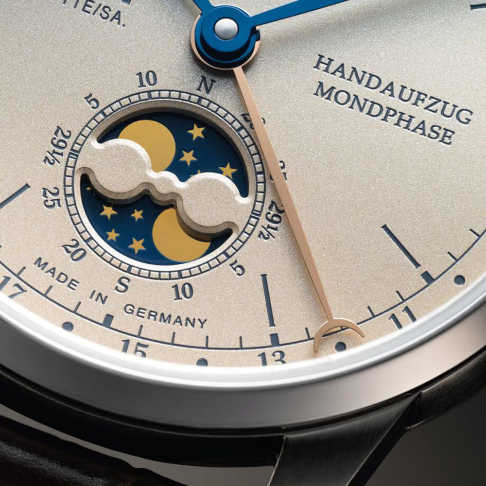 Union Glashütte 1893 JOHANNES DÜRRSTEIN EDITION "DOPPELMONDPHASE" D007.458.16.039.00