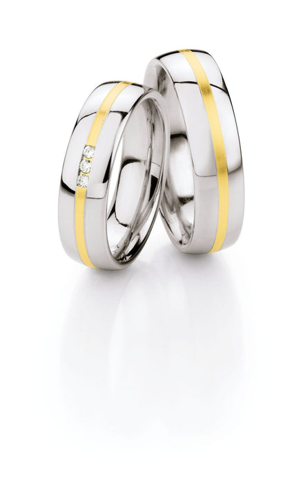 1 Paar Collection Ruesch Gold & Steel Whitestyle - Juwelier Steiner