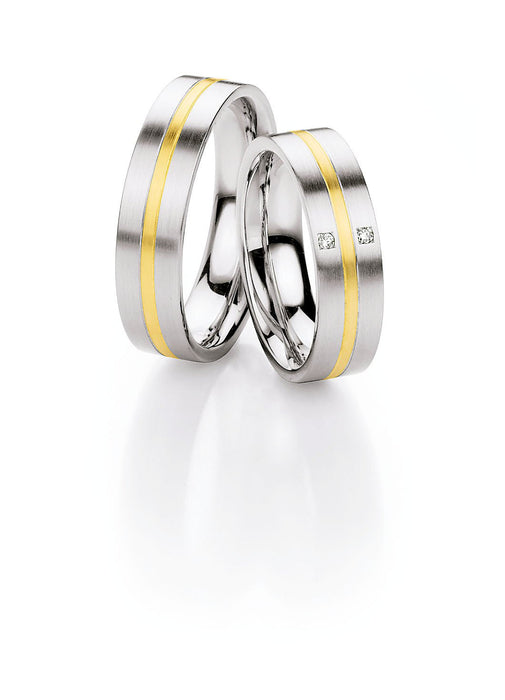 1 Paar Collection Ruesch Gold & Steel Whitestyle - Juwelier Steiner