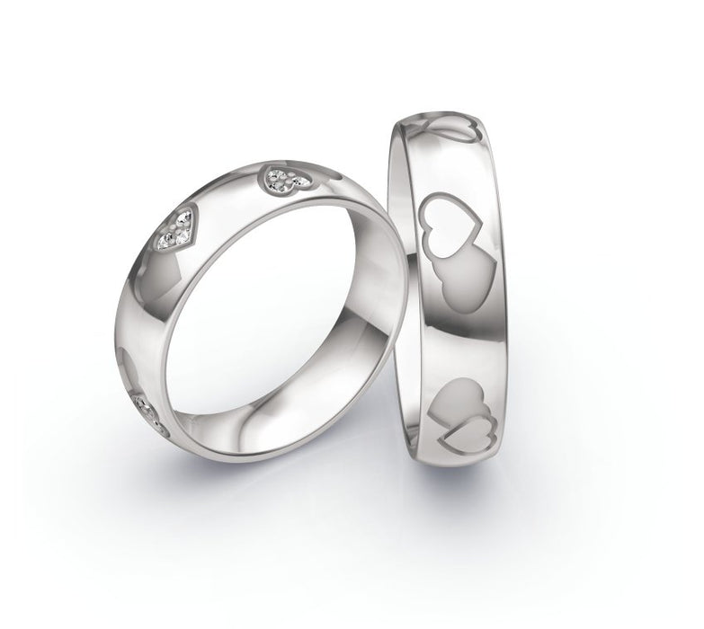 1 Paar Collection Ruesch Honeymoon Hearts Love Infinity - Juwelier Steiner