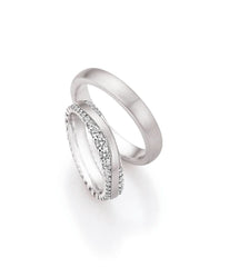 1 Pair of Wedding Rings/Marriage Rings Collection Ruesch Honeymoon Premium IV