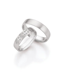 1 Pair of Wedding Rings/Marriage Rings Collection Ruesch Honeymoon Premium IV