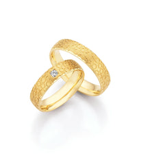 1 Pair of Wedding Rings/Marriage Rings Collection Ruesch Honeymoon Solid XX