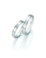 1 Pair of Wedding Rings / Wedding Bands Collection Ruesch Honeymoon Pure VI