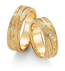 1 Pair of Wedding Rings/Marriage Rings Collection Ruesch Fascination of Art
