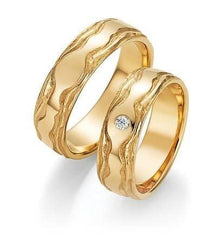 1 Pair of Wedding Rings/Marriage Rings Collection Ruesch Fascination of Art