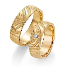 1 Pair of Wedding Rings/Marriage Rings Collection Ruesch Fascination of Art