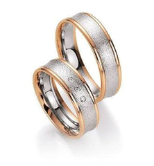 1 Pair of Wedding Rings/Engagement Rings Collection Ruesch Heaven Number Seven