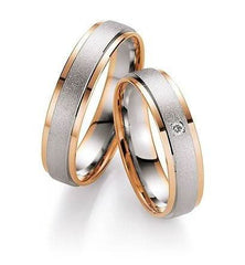 1 Pair of Wedding Rings/Engagement Rings Collection Ruesch Heaven Number Seven