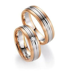 1 Pair of Wedding Rings/Engagement Rings Collection Ruesch Heaven Number Seven
