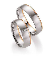 1 Pair of Wedding Rings/Engagement Rings Collection Ruesch Heaven Number Seven