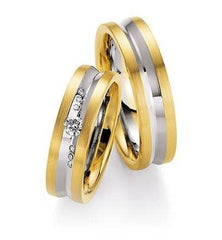 1 Pair of Wedding Rings/Engagement Rings Collection Ruesch Heaven Number Seven