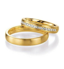 1 Pair of Wedding Rings/Engagement Rings Collection Ruesch Heaven Number Seven