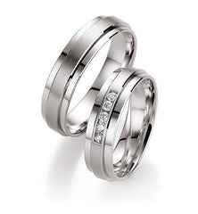 1 Pair of Wedding Rings/Engagement Rings Collection Ruesch Heaven Number Seven