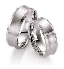 1 Pair of Wedding Rings/Engagement Rings Collection Ruesch Heaven Number Seven
