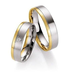 1 Pair of Wedding Rings/Engagement Rings Collection Ruesch Heaven Number Seven