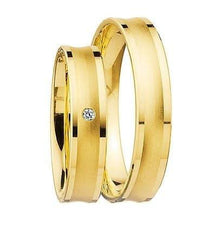 1 Pair of Wedding Rings/Marriage Rings Collection Ruesch Honeymoon