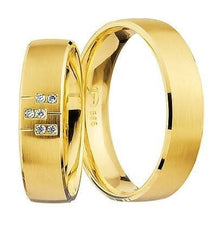 1 coppia di fedi nuziali/fedi matrimoniali Collection Ruesch Honeymoon