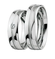 1 Pair of Wedding Rings/Marriage Rings Collection Ruesch Honeymoon