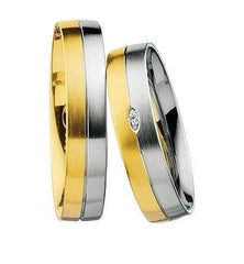 1 Pair of Wedding Rings/Marriage Rings Collection Ruesch Honeymoon