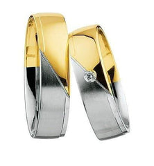 1 Pair of Wedding Rings/Marriage Rings Collection Ruesch Honeymoon