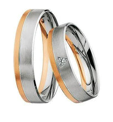 1 Paar Eheringe/Trauringe Collection Ruesch Honeymoon