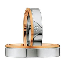 1 Pair of Wedding Rings/Marriage Rings Collection Ruesch Honeymoon