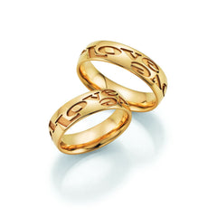1 Pair of Wedding Rings/Marriage Rings Collection Ruesch Honeymoon Hearts Love Infinity