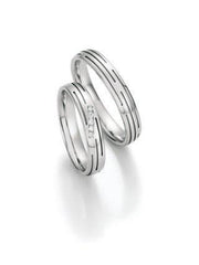 1 Pair of Wedding Rings/Marriage Rings Collection Ruesch Honeymoon Infinity