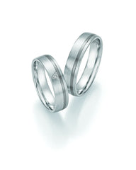 1 Pair of Wedding Rings/Marriage Rings Collection Ruesch Honeymoon ORO Palladium II