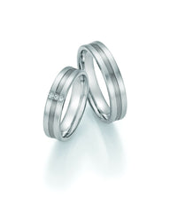 1 Pair of Wedding Rings/Marriage Rings Collection Ruesch Honeymoon ORO Palladium II