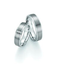 1 Pair of Wedding Rings/Marriage Rings Collection Ruesch Honeymoon ORO Palladium II