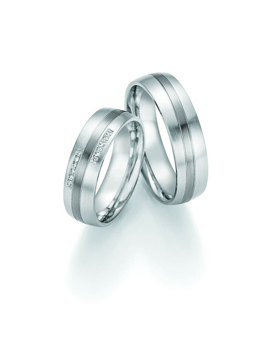 1 Paar Eheringe/Trauringe Collection Ruesch Honeymoon ORO Palladium II - Juwelier Steiner