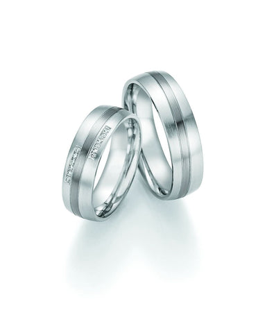 1 Paar Eheringe/Trauringe Collection Ruesch Honeymoon ORO Palladium II