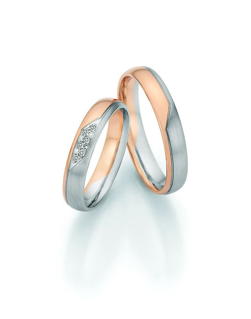 1 Paar Eheringe/Trauringe Collection Ruesch Honeymoon Platin III - Juwelier Steiner