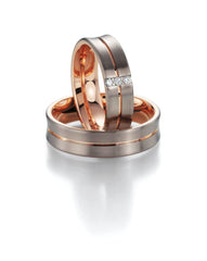 1 Pair of Wedding Rings/Marriage Rings Collection Ruesch Honeymoon Premium