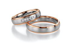 1 Paar Eheringe/Trauringe Collection Ruesch Honeymoon Premium