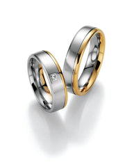 1 Pair of Wedding Rings/Marriage Rings Collection Ruesch Honeymoon Premium