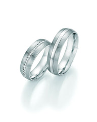 1 Pair of Wedding Rings/Marriage Rings Collection Ruesch Honeymoon Premium II